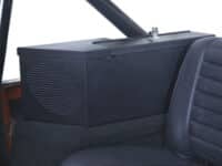 Security Speaker/Storage Lockbox w/ Roll Bar Cutout - 55-86 CJ / 87-91 Wrangler YJ 6-9 inch Locking Black Set of 2 Tuffy Security Products