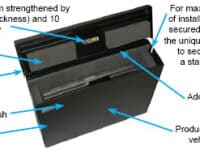 Laptop Security Lock Box Universal Black Tuffy Security