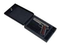 Portable Safe For Full-Size Pistols Universal Black Includes Security Cable Tuffy Security
