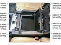 Console Safe - 11-16 F-250/350/450/550 Super Duty w/ Flow-Thru Console Black Tuffy Security