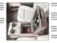 Console Safe - 09-14 F-150 w/ Full Floor Center Console w/o Flow-Thru Console Black Tuffy Security